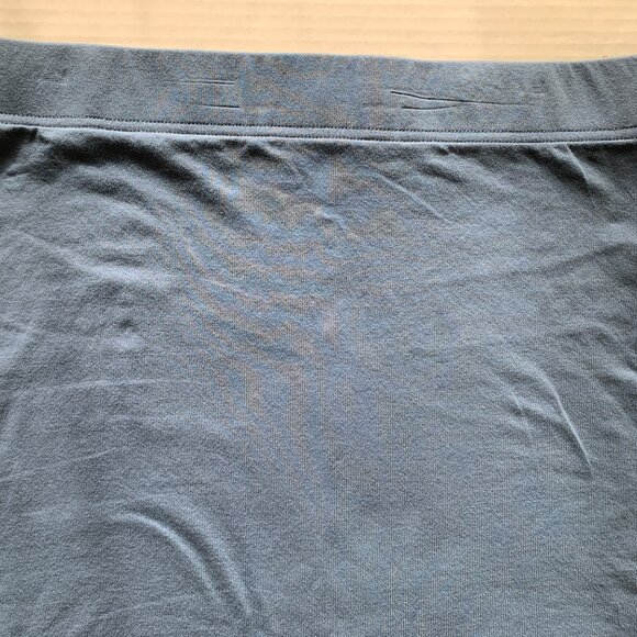 Peruvian Connection Blue Pencil Skirt Soft Cotton Stretch Knit Women’s Size ~M - Picture 5 of 8
